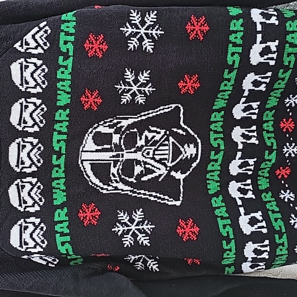 Star Wars Darth Vader Black Ugly Christmas Sweater Size Large - Picture 4 of 8
